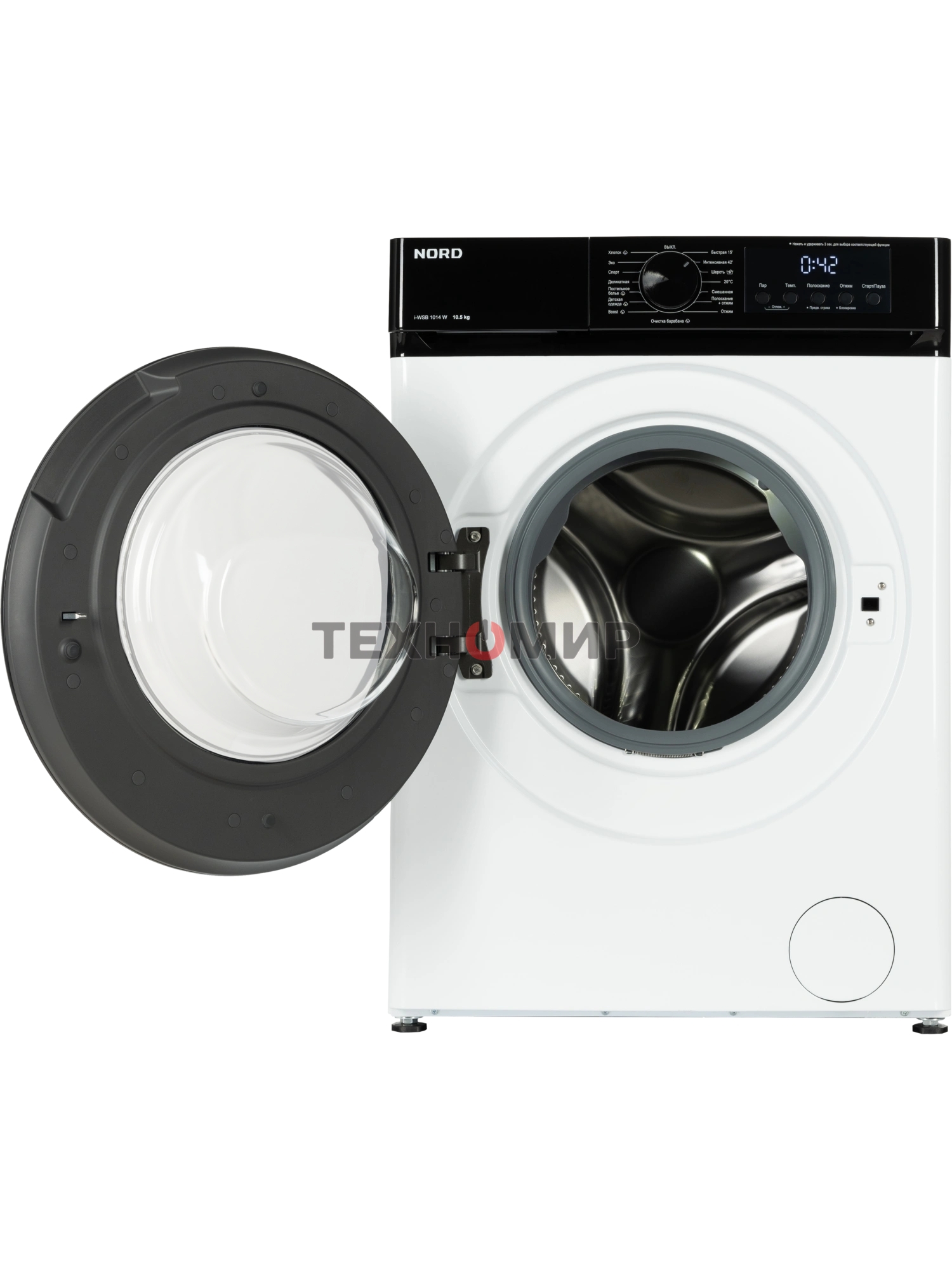 Стиральная машина NORD i-WSB 1014 W белый, загрузка фронтальная 10.5 кг, 1400 об/мин, класс: А+++