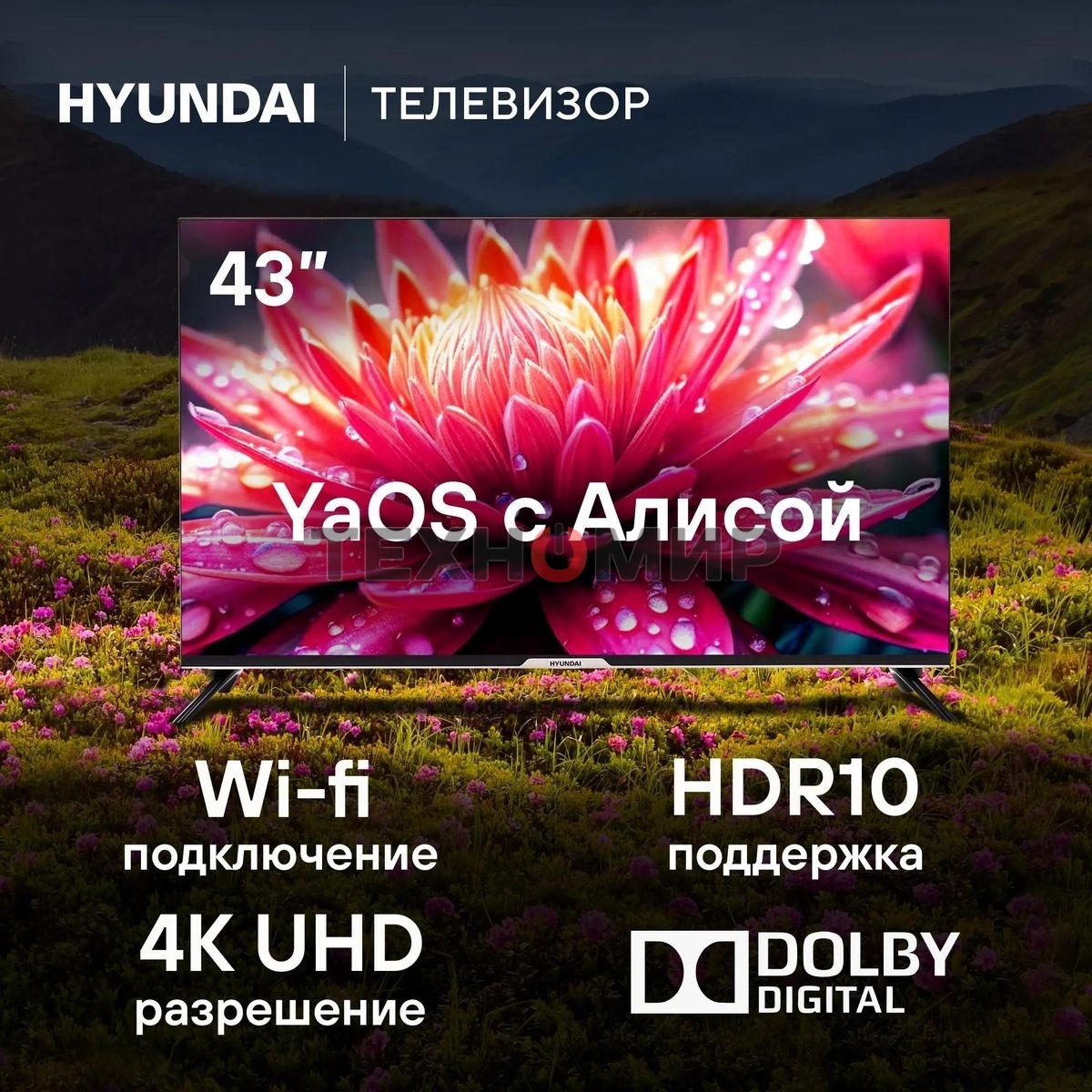 Телевизор Hyundai 43