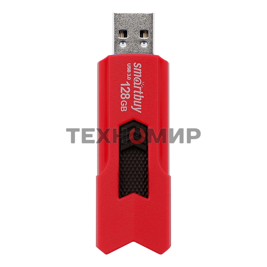 Флешка USB 3.0 Flash Drive 128 Gb Smartbuy STREAM красный (SB128 GbST-R3)