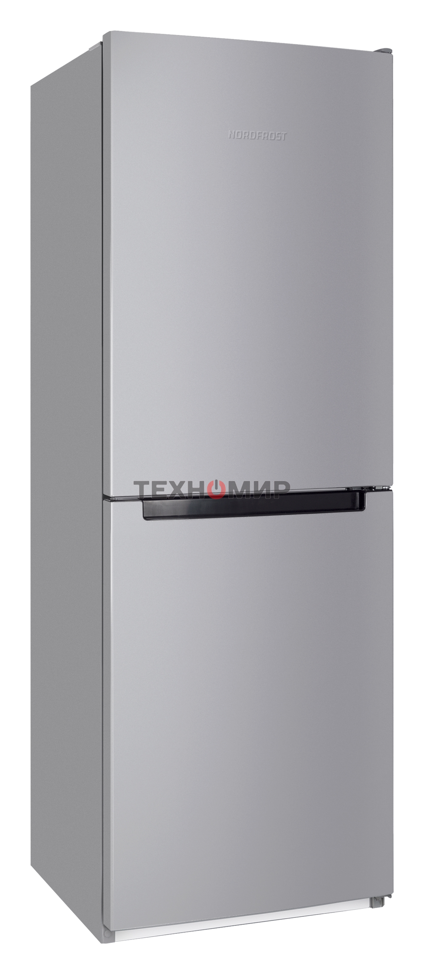 Холодильник Nordfrost NRB 151 S серебристый, двухкамерный 170/115 л морозилка снизу, ручная разморозка