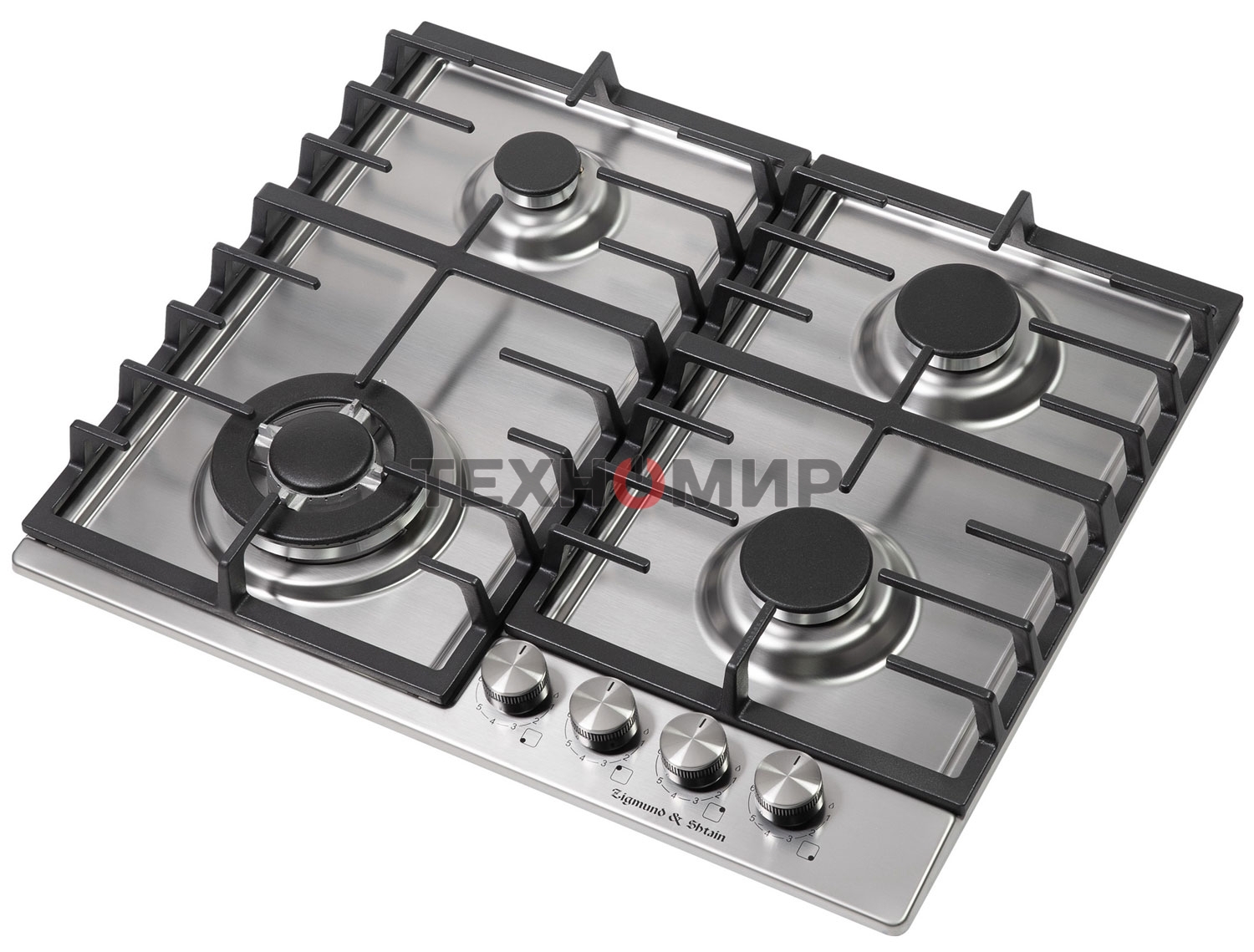 Газовая варочная панель Zigmund & Shtain G 20.6 S нержавеющая сталь