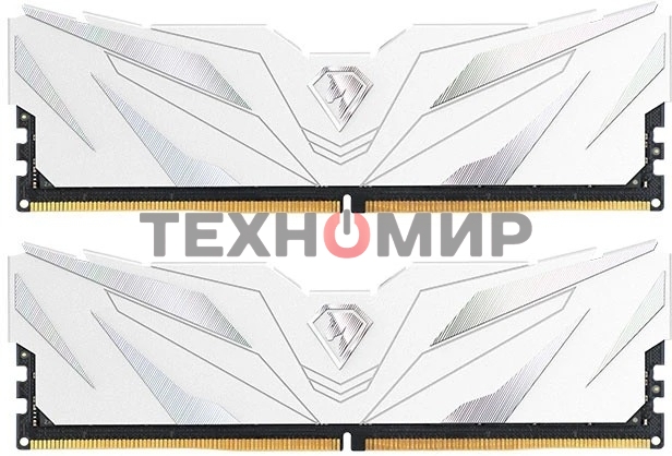 Оперативная память NETAC Shadow II, DDR5, 32Gb (2x16Gb), 6000 MHz, CL38, DIMM, с радиатором, белый