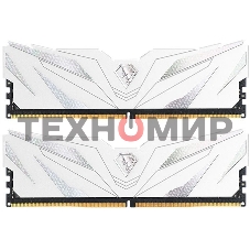 Оперативная память NETAC Shadow II, DDR5, 32Gb (2x16Gb), 6000 MHz, CL38, DIMM, с радиатором, белый
