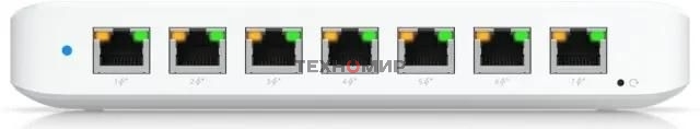 Коммутатор Ubiquiti UniFi Switch Ultra 60W PoE-коммутатор, 8х 1G RJ45, раздача 52 Вт