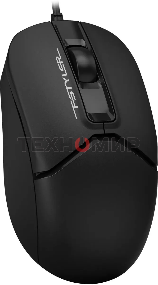 Мышь проводная A4Tech Fstyler FM12T черный, 1200 dpi, USB, кнопки - 3