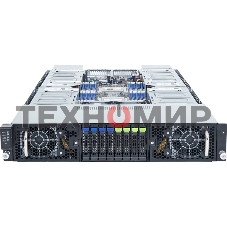 Серверная платформа Gigabyte Server Platform G294-Z43/2U/2xAMD (9004/9005)/2xHS/24xDIMM/4xSFF NVME/SAS/SATA + 4xSFF SATA/SAS/16xGPUs SS/2x10GbE/16xFHFL + 2xLP/2x3000W/Rails/1Y