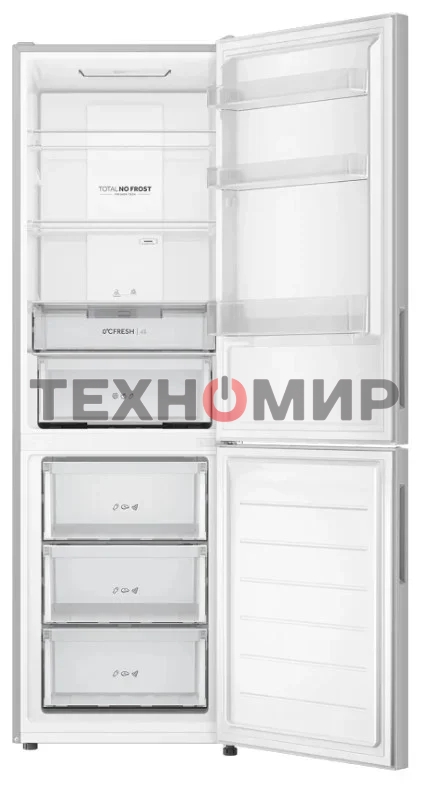 Холодильник Haier CEF536CSG серебристый двухкамерный 240/105 л морозилка снизу, No Frost