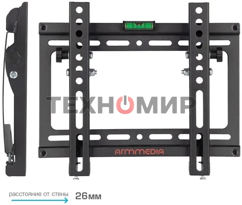 Кронштейн для телевизора Arm Media STEEL-6 черный, 15