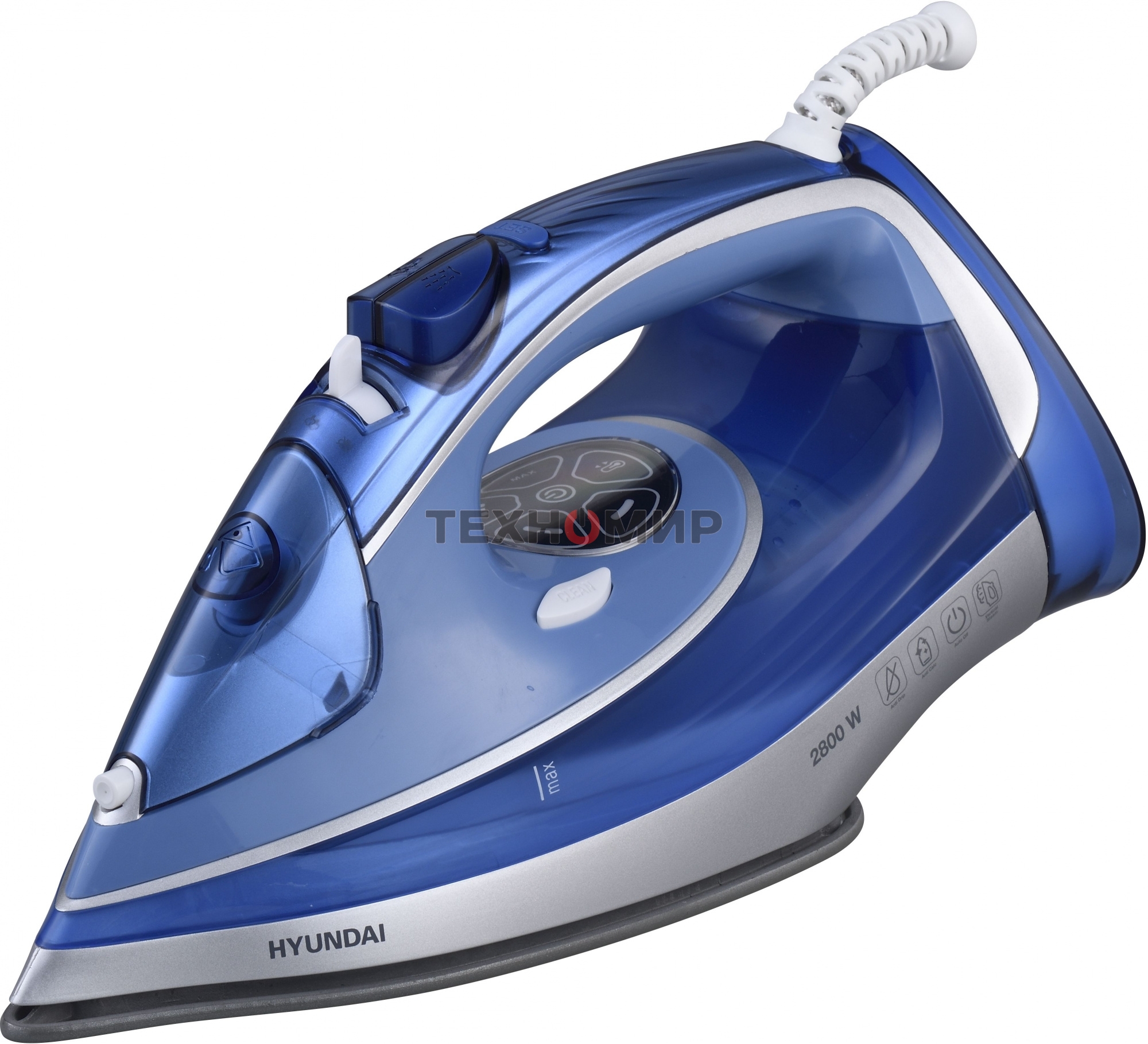 Утюг Hyundai H-SI01670 2800 Вт синий/золотистый