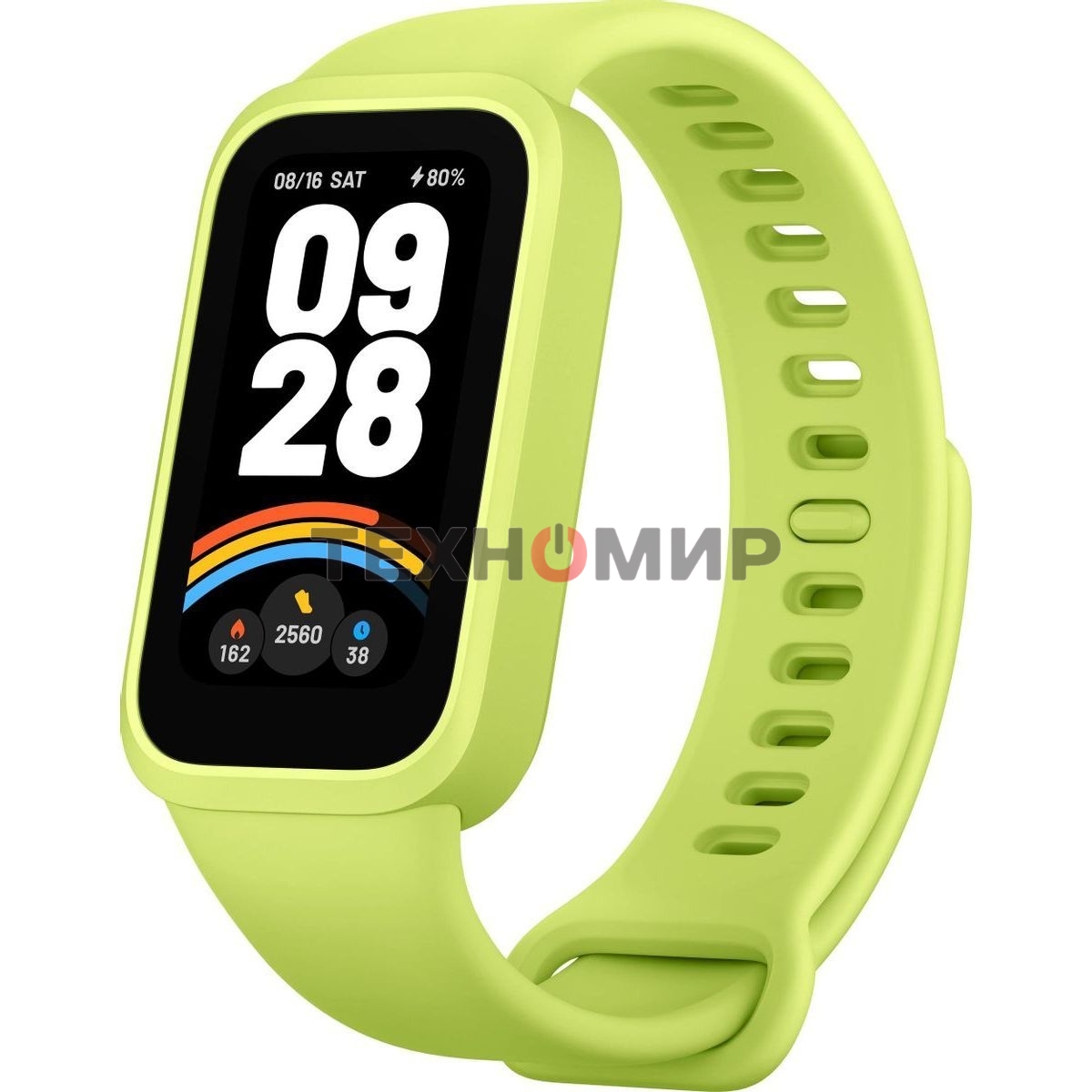 Фитнес-браслет Xiaomi Smart Band 9 Active TFT корп.:зеленый рем.:зеленый (BHR08L1GL)