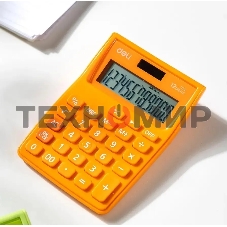 Калькулятор настольный Deli E1122/OR оранжевый 12-разр.