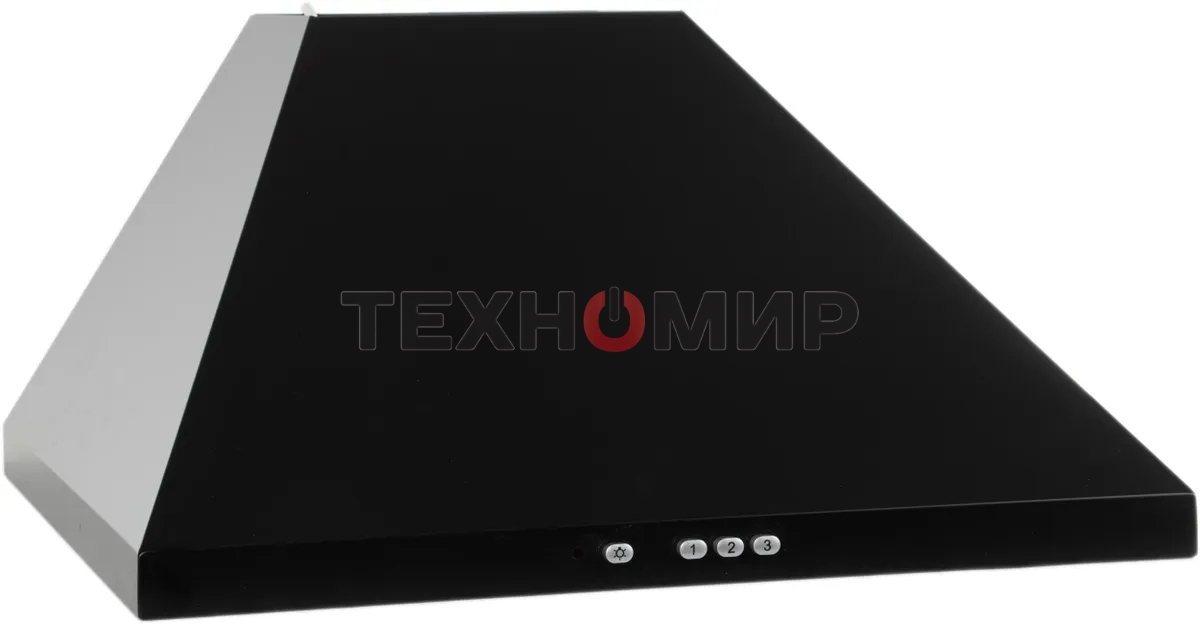 Вытяжка каминная Elikor Вента 50П-430-К3Д черный, 50 см, 430 куб. м/ч, 60 дБ