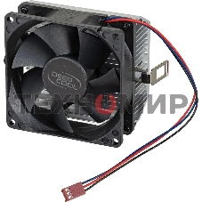 Кулер для процессора DEEPCOOL CK-AM209 V2 серебристый, 80 мм, алюминий, 1600 об/мин, 19.5 дБ, 3 pin, 65 Вт, 56 мм