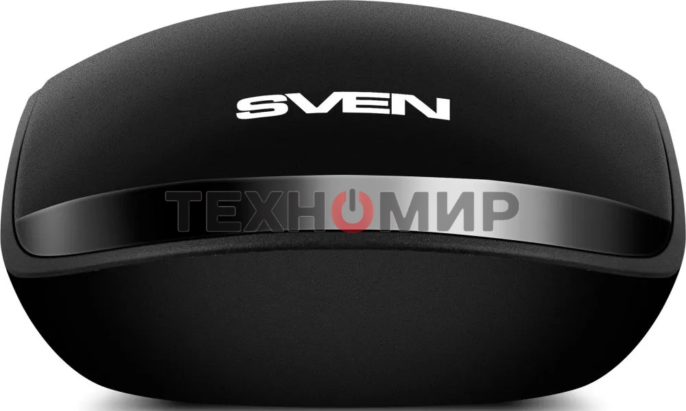 Мышь беспроводная SVEN RX-570SW черный, 1600 dpi, радиоканал, Bluetooth, USB, кнопки - 4