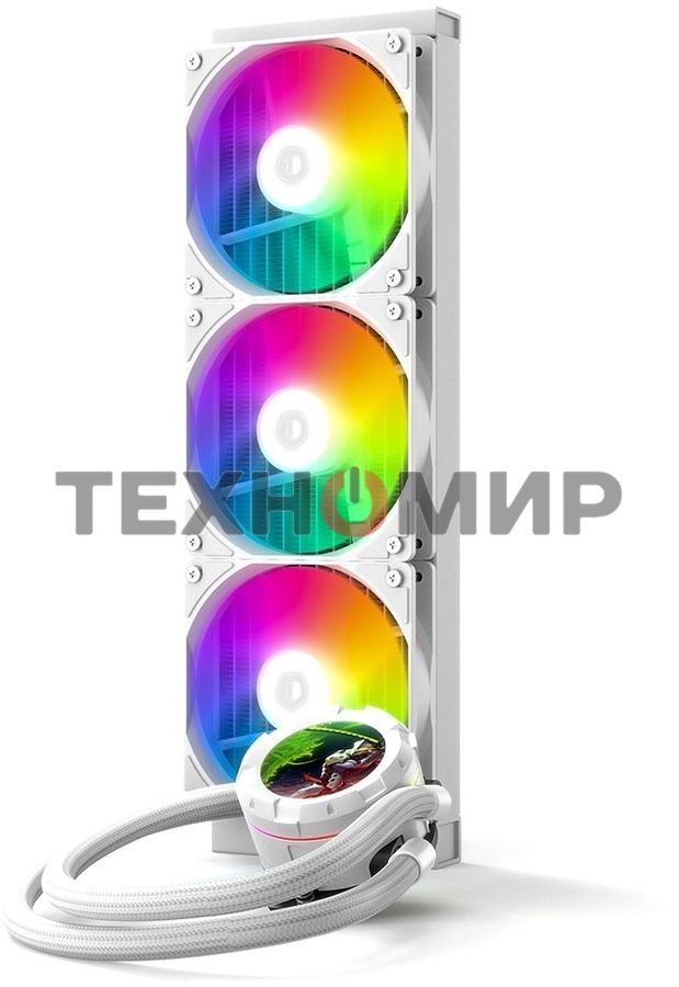 Жидкостная система охлаждения для процессора ID-COOLING SL360 XE белый 120мм алюминий+медь 1800rpm 30db 4-pin 350W