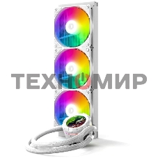 Жидкостная система охлаждения для процессора ID-COOLING SL360 XE белый 120мм алюминий+медь 1800rpm 30db 4-pin 350W