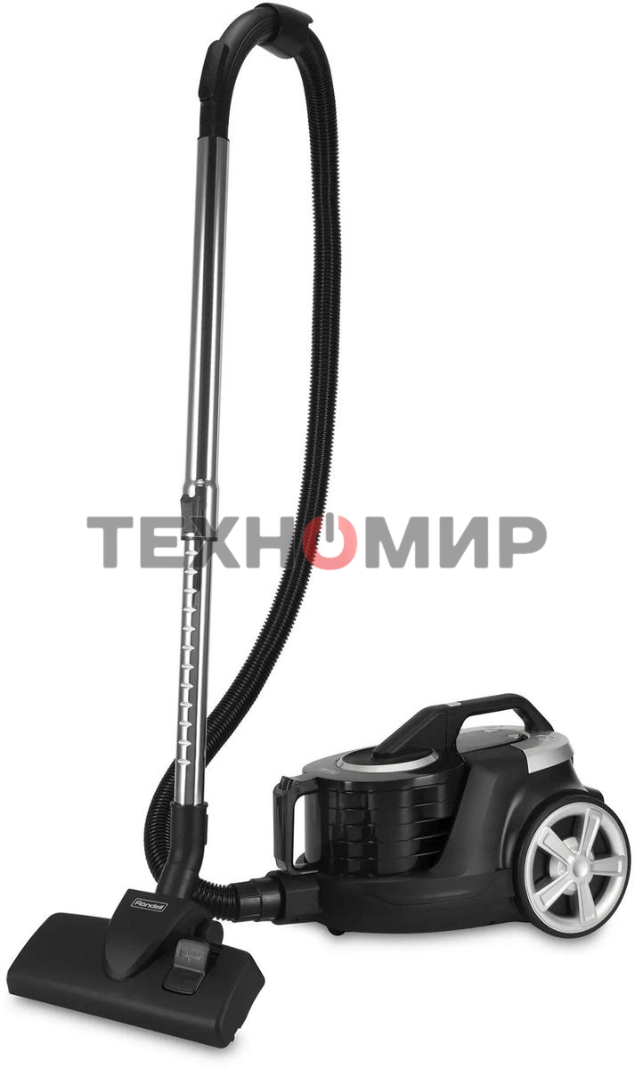 Пылесос Rondell RDE-2060 черный/серый, 500/2400 Вт, уборка сухой, пылесборник контейнер 2.5 л