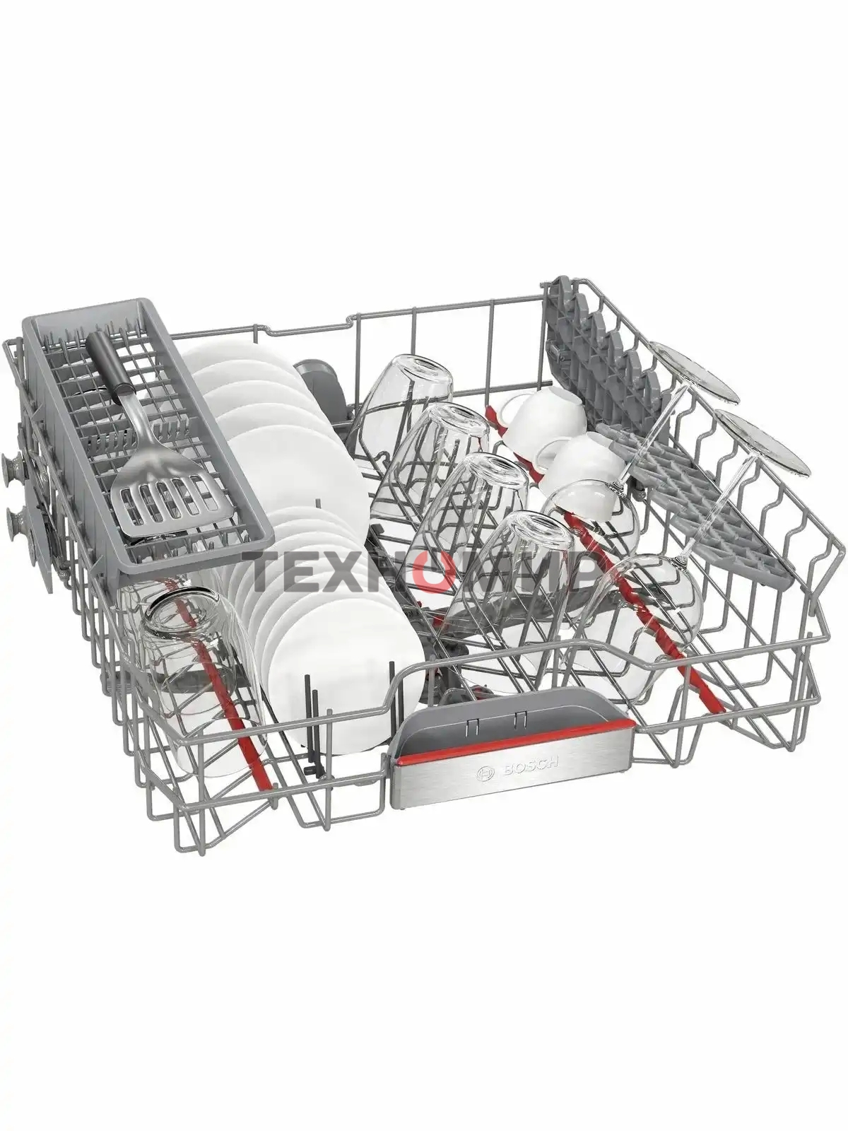 Посудомоечная машина Bosch SMP6EMW86Q, белый, 60 см, 13 компл., сушка интенсивная, класс A