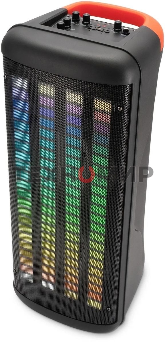 Минисистема Hyundai H-MC1236 черный 40Вт FM USB BT micro SD