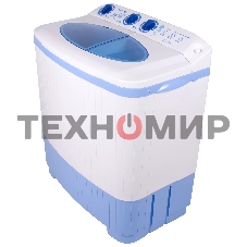 Стиральная машина Renova WS-70P/РЕТ белый/голубой, загрузка вертикальная 5.5 кг, 1350 об/мин, класс: D