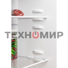 Холодильник Nordfrost NRB 154 S серый матовый двухкамерный 238/115 л морозилка снизу, капельная система