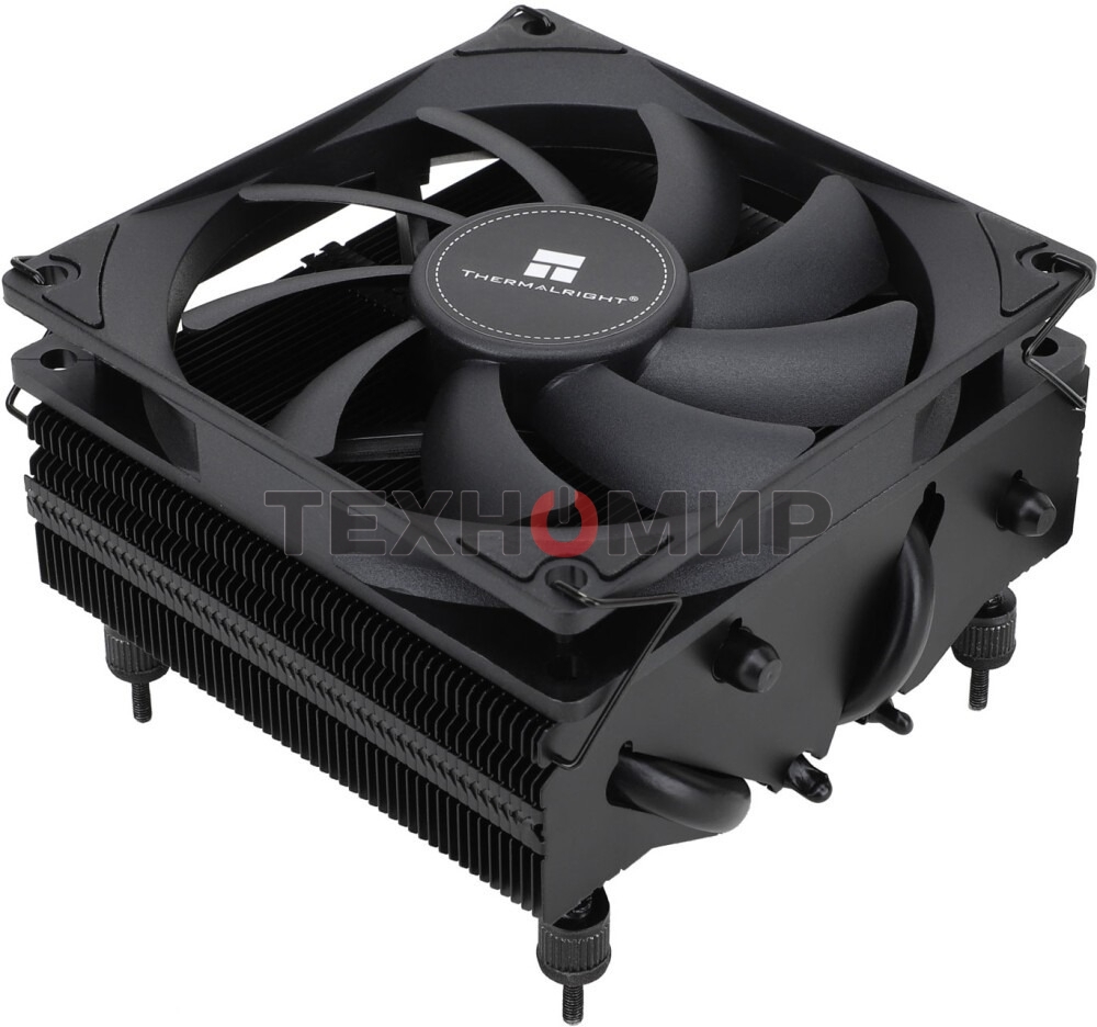 Устройство охлаждения (кулер) Thermalright AXP-90 X53 Black Soc-AM5/AM4/1200/1700/1851 черный 4-pin 22.4dB Al+Cu 330gr Ret (AXP-90-X53-BLACK)