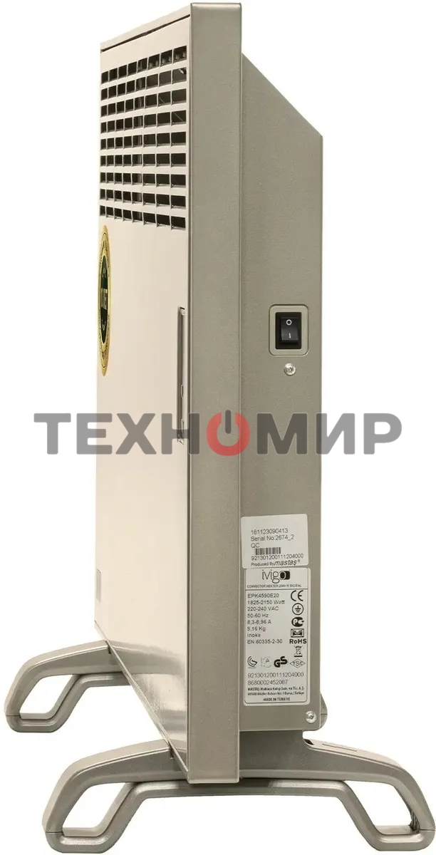 Конвектор электрический iVigo EPK4590E20 2000 Вт Шампань