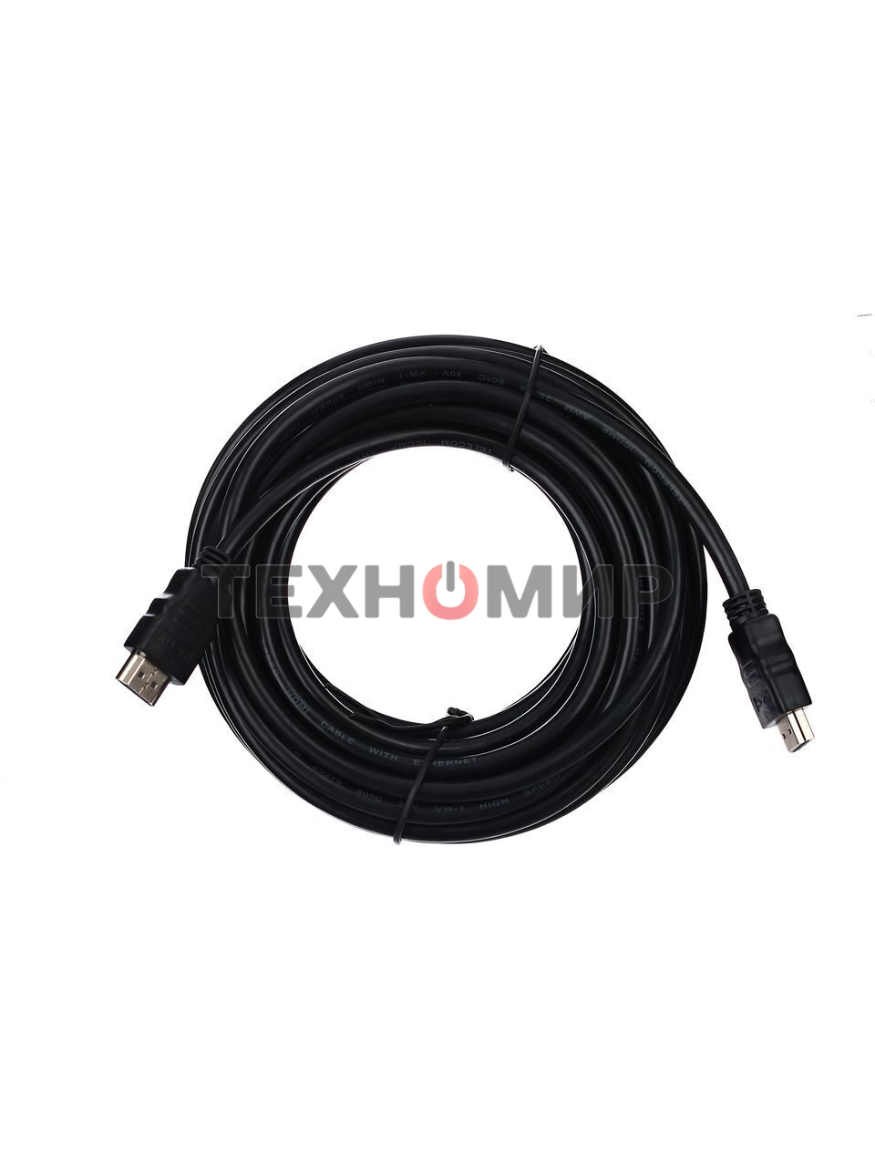 Кабель HDMI v.1.4 10м Telecom, 2 фильтра, 19M -19M, с позолоченными контактами