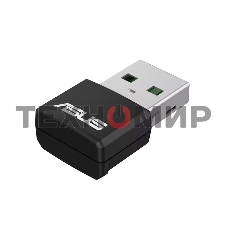 Роутер ASUS USB-AX55 NANO 90IG06X0-MO0B00 WI-FI 802.11ax/ac/a/g/n, 400 + 867 Mbps USB 3.0 Adapter + 2 антенны