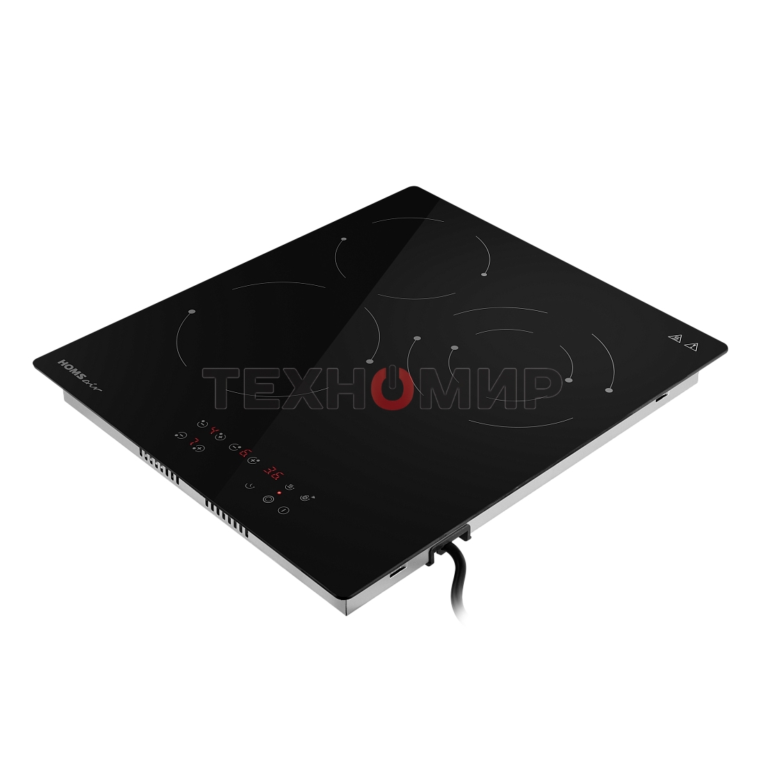 Электрическая варочная панель HOMSair HVC43DBK Hi-Light, независимая, черный
