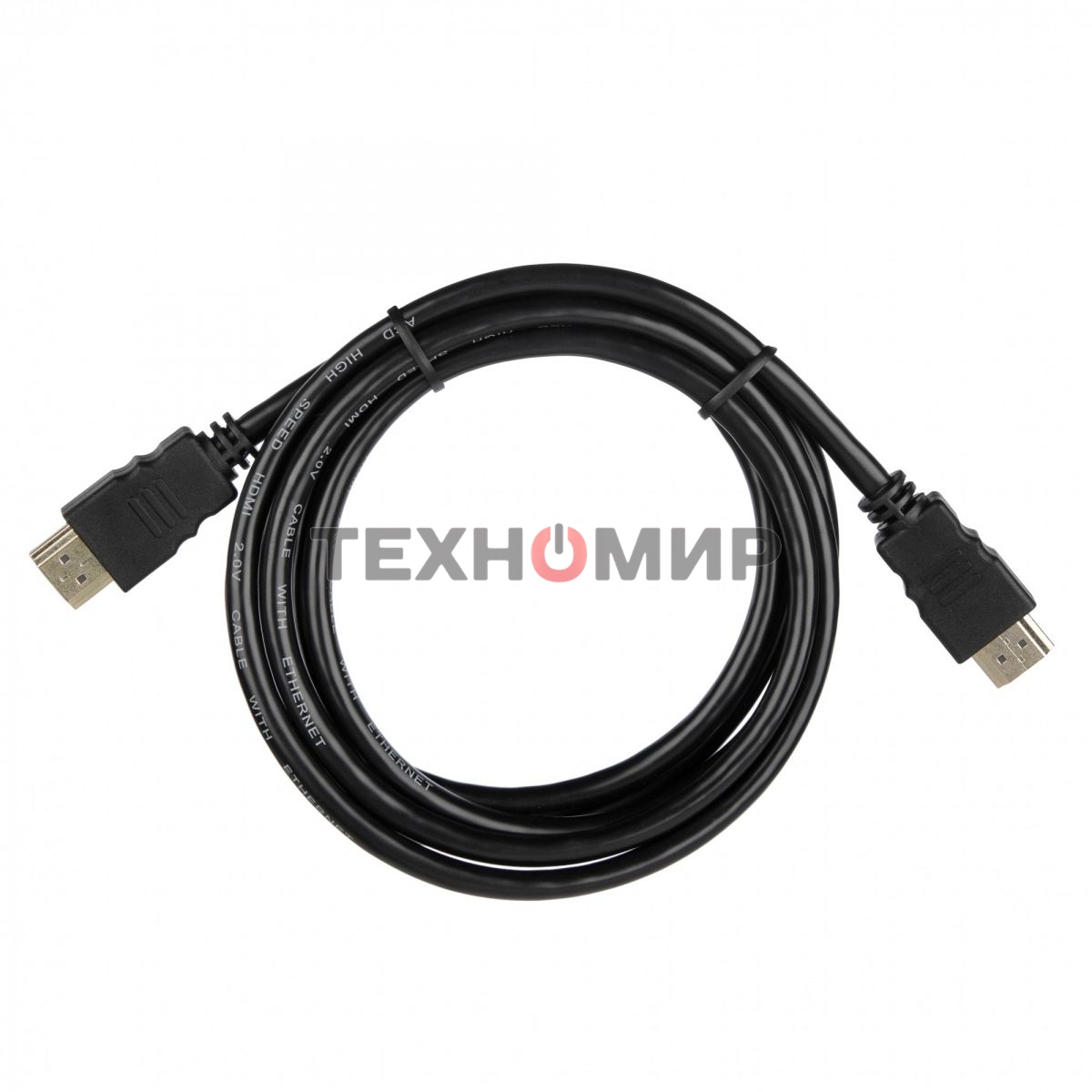 Кабель ACD-DHHM2-18B HDMI 2.0, Golden Plated,19m/19m, черный, 1.8м