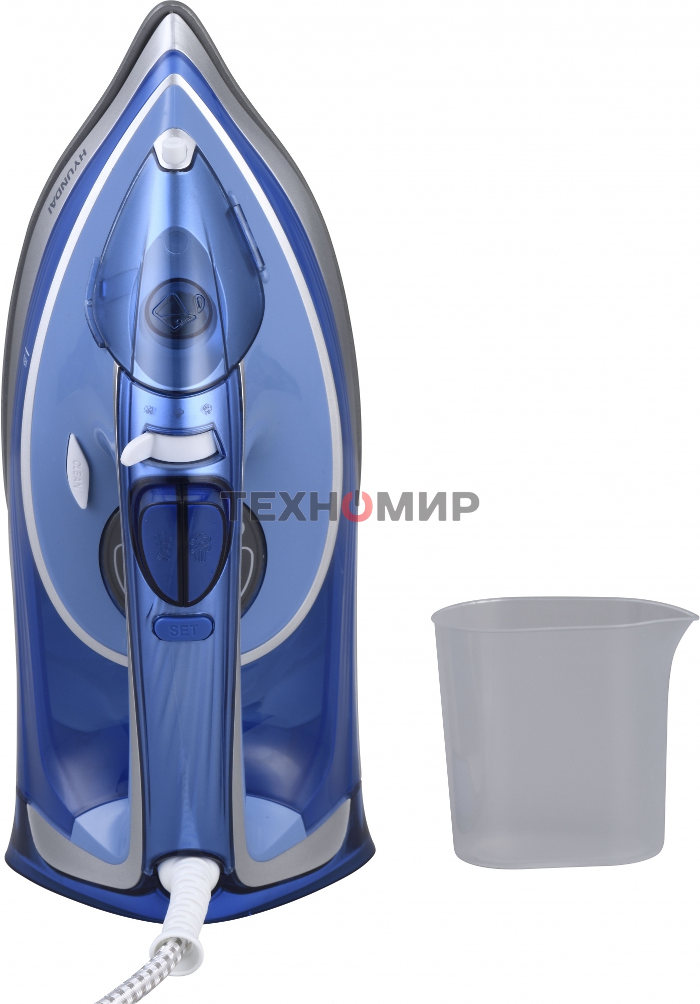 Утюг Hyundai H-SI01670 2800 Вт синий/золотистый