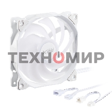 Комплект вентиляторов для корпуса ADATA XPG VENTO 120 ARGb PWM белый, 120 мм, 1850 об/мин, 21 дБ, 4 pin