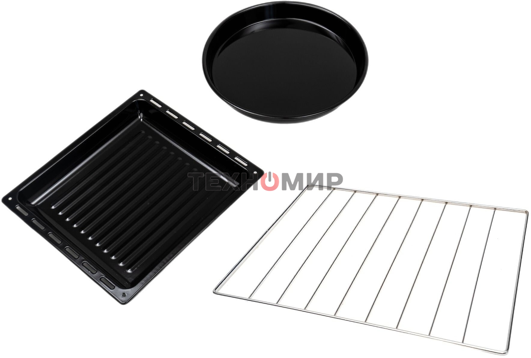 Мини-печь Kraft KF-MO3801BL, черный, 38 л.