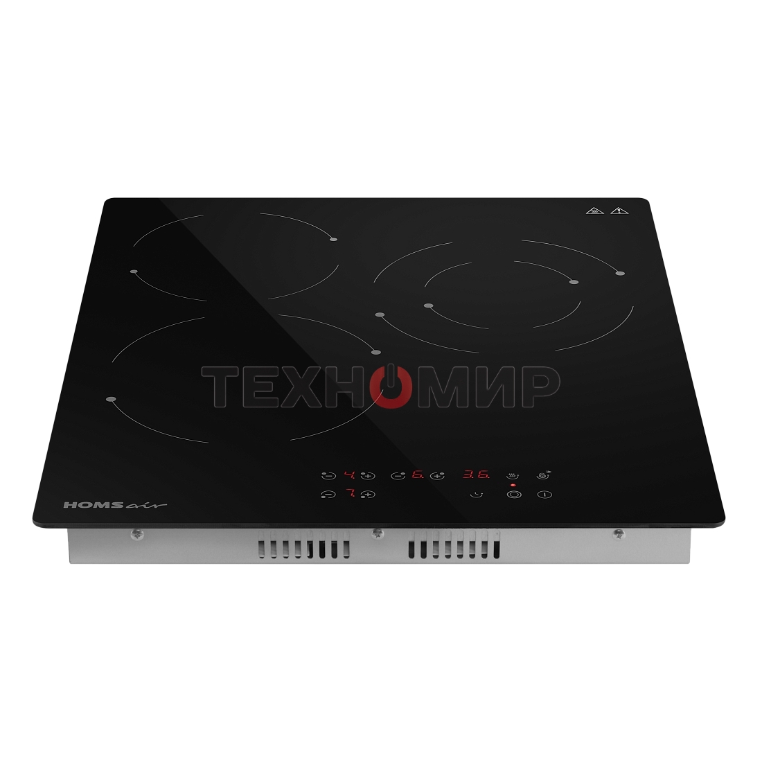 Электрическая варочная панель HOMSair HVC43DBK Hi-Light, независимая, черный