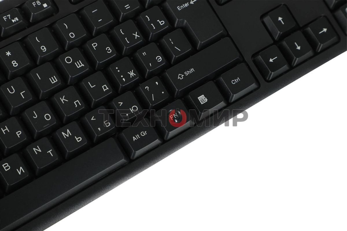 Комплект клавиатура+мышь A4Tech KK-3330S проводной, USB, 1200 DPI, чёрный