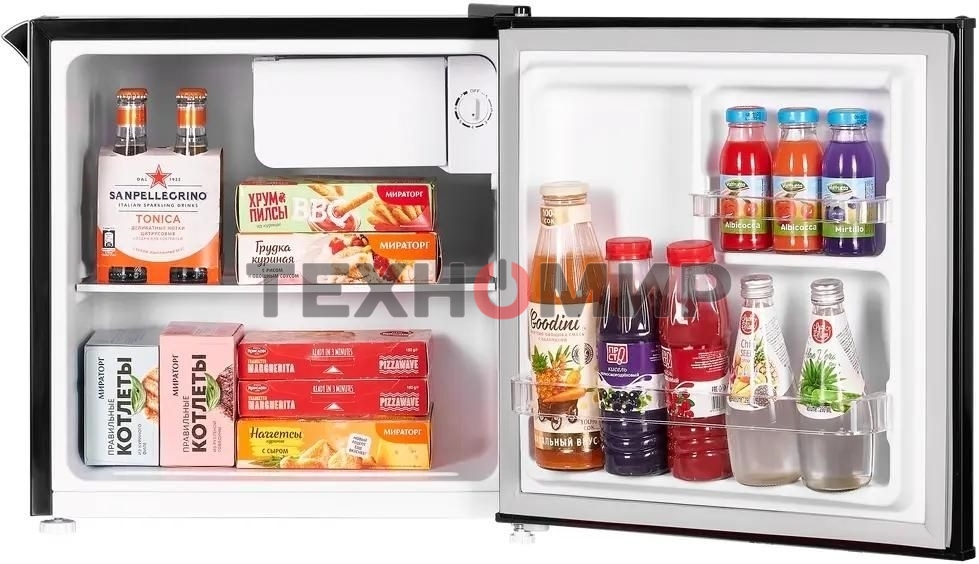 Холодильник Maunfeld MFF50RB черный однокамерный 50л, ручная разморозка