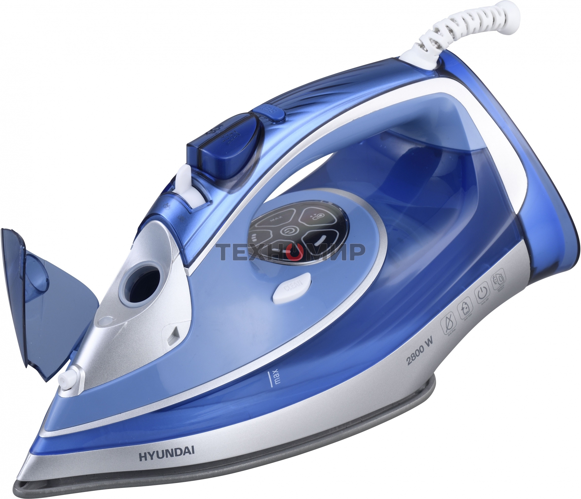 Утюг Hyundai H-SI01670 2800 Вт синий/золотистый