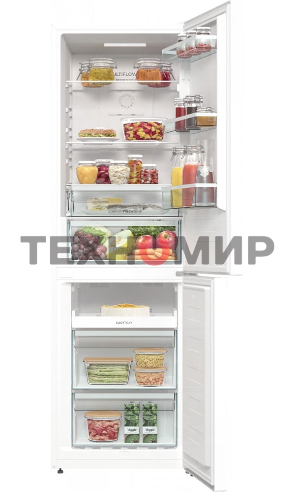 Холодильник Gorenje NRKP61EA2W4 белый двухкамерный 203/99л морозилка снизу, No Frost