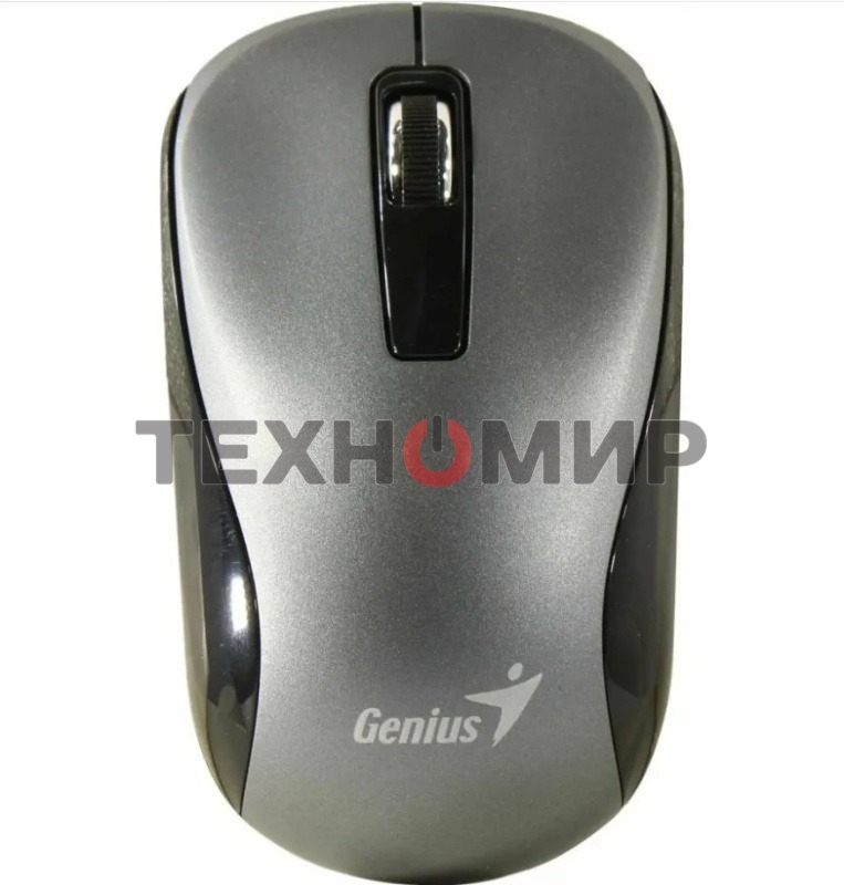 Мышь беспроводная Genius NX-7010 серый, 1200 dpi, радиоканал, USB, кнопки - 3