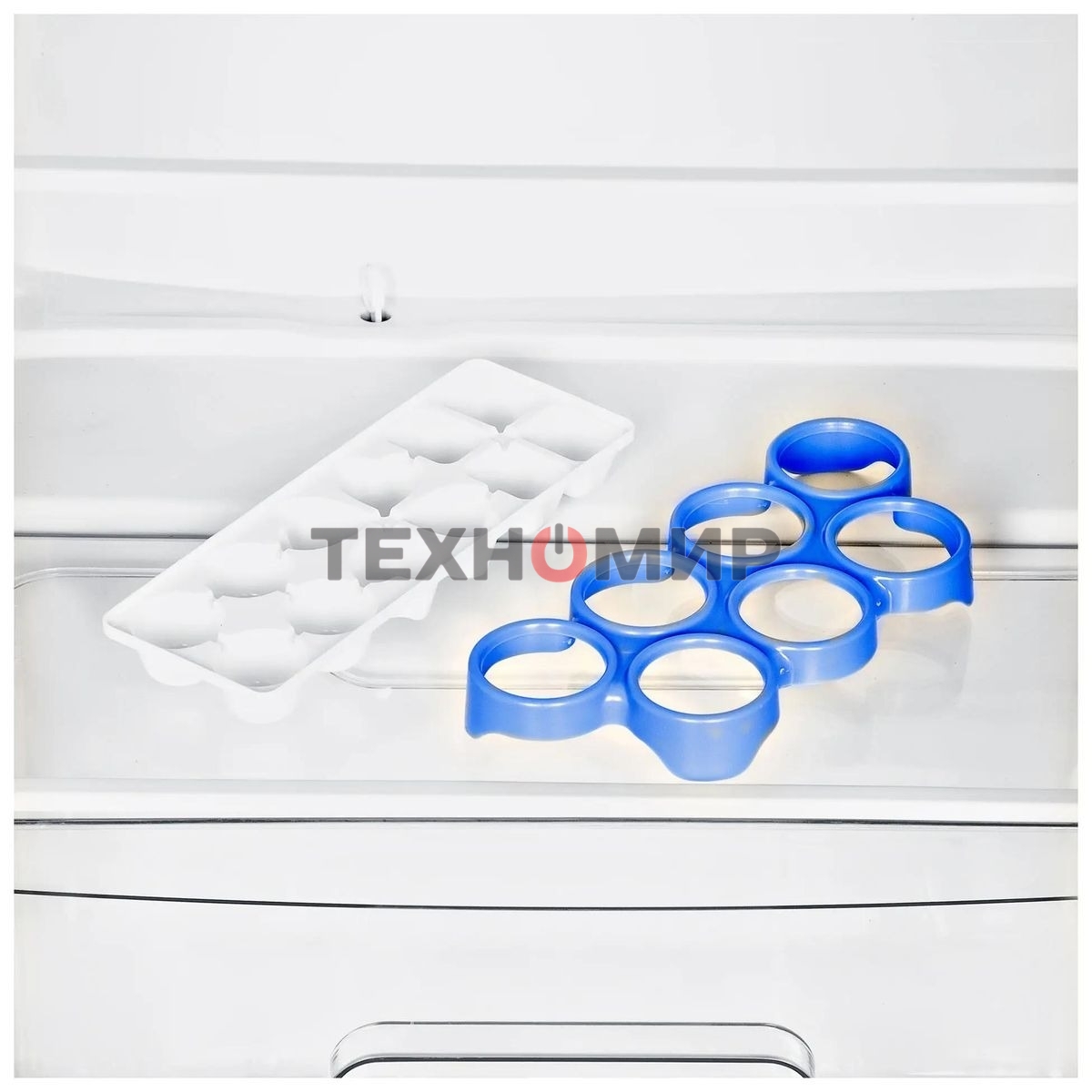 Холодильник Hyundai CT1551WT белый двухкамерный 98/33л морозилка сверху