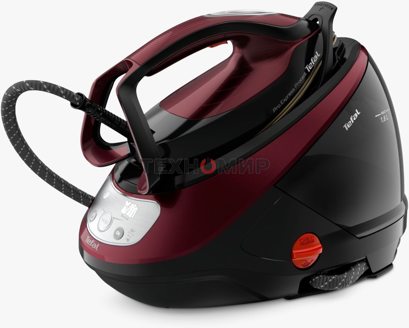 Парогенератор Tefal GV9230E0 вишнeвый 2600Вт 7.5 бар