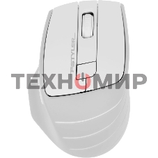 Мышь беспроводная A4Tech Fstyler FG30S белый/серый, 2000 dpi, радиоканал, USB, кнопки - 6