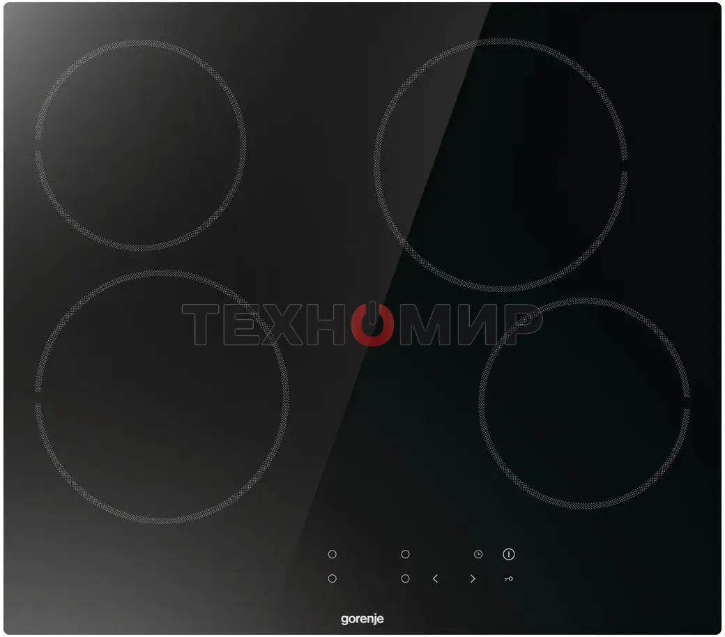 Электрическая варочная панель Gorenje ECT641BSCE Hi-Light, независимая, черный