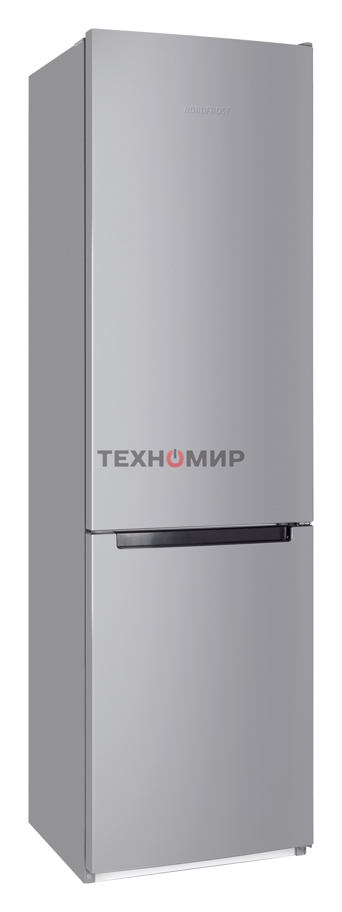 Холодильник Nordfrost NRB 154 S серый матовый двухкамерный 238/115 л морозилка снизу, капельная система