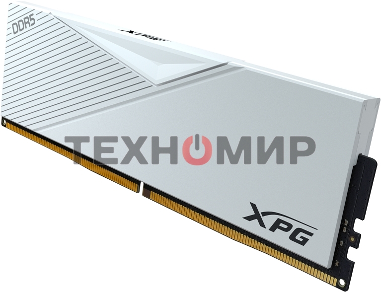Оперативная память XPG Lancer, DDR5, 64GB (2x32GB), 6000MHz, CL30, DIMM, с радиаторами, белый