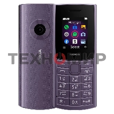 Мобильный телефон Nokia 110 4G TA-1543 DS EAC 48Mb фиолетовый
