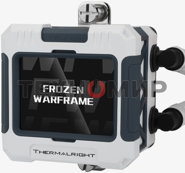 Система жидкостного охлаждения Thermalright Frozen Warframe 360 ARGb Soc-AM5/AM4/1200/1700/1851 белый 4-pin 29.8dB Al LCD Ret (F-WFRAME-360-WH-ARGb)