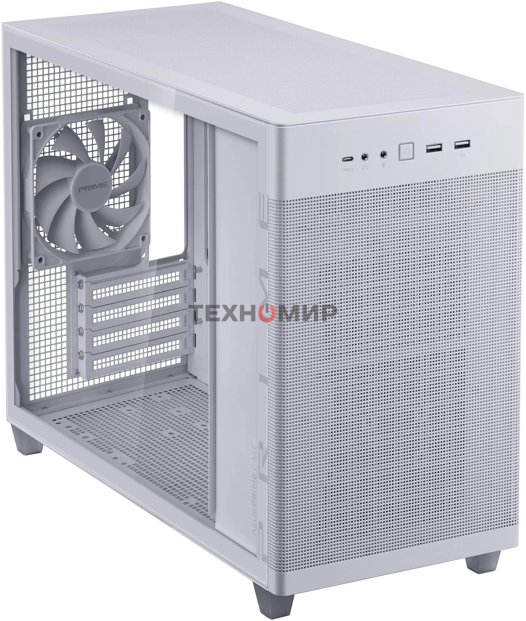 Компьютерный корпус Asus AP201 PRIME CASE TG WHITE AP201/WHT/TG