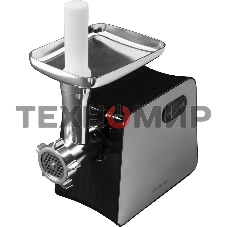 Мясорубка электрическая Hyundai HY-MG2322 серый, 1200 Вт, 2.2 кг/мин, реверс, защита от перегрузки, насадки - 5